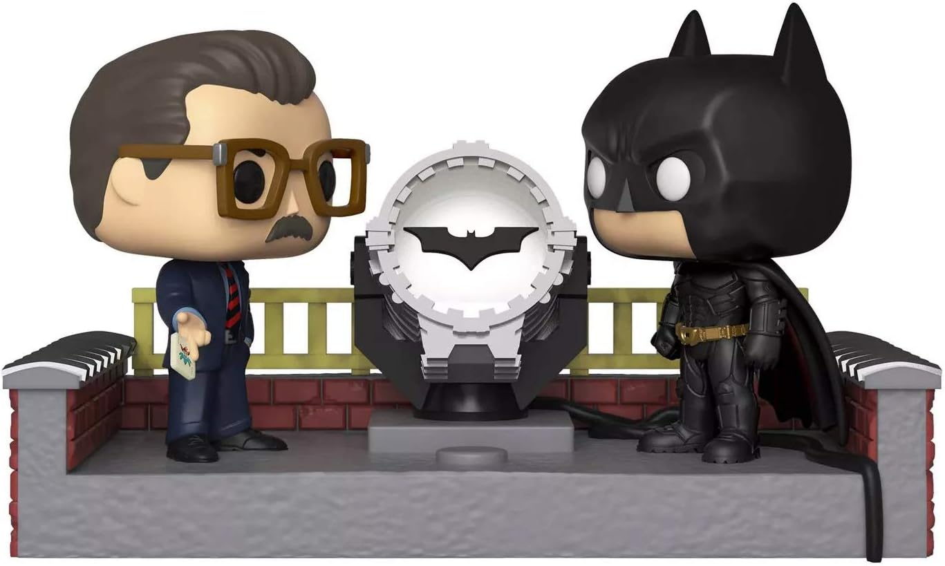 FUNKO POP! Vinyl Heroes RARE Batman Begins Movie Moments #291 Batman and Commissioner Gordon (Batman Begins) [VAULTED]