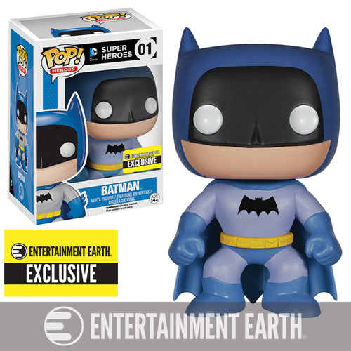 FUNKO POP! Vinyl Heroes RARE DC Super Heroes #01 Batman (Rainbow - Blue) [Entertainment Earth (Stickerless)] [VAULTED]