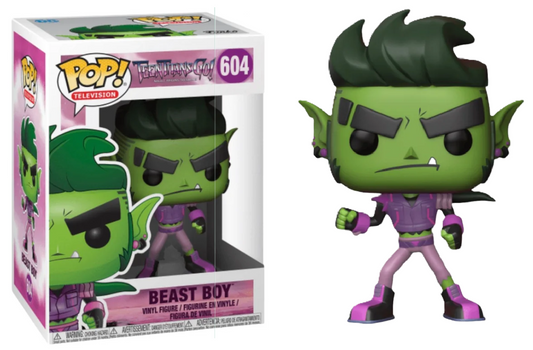 FUNKO POP! Vinyl Television RARE Teen Titans Go! #604 Beast Boy (The Night Begins To Shine) [VAULTED]