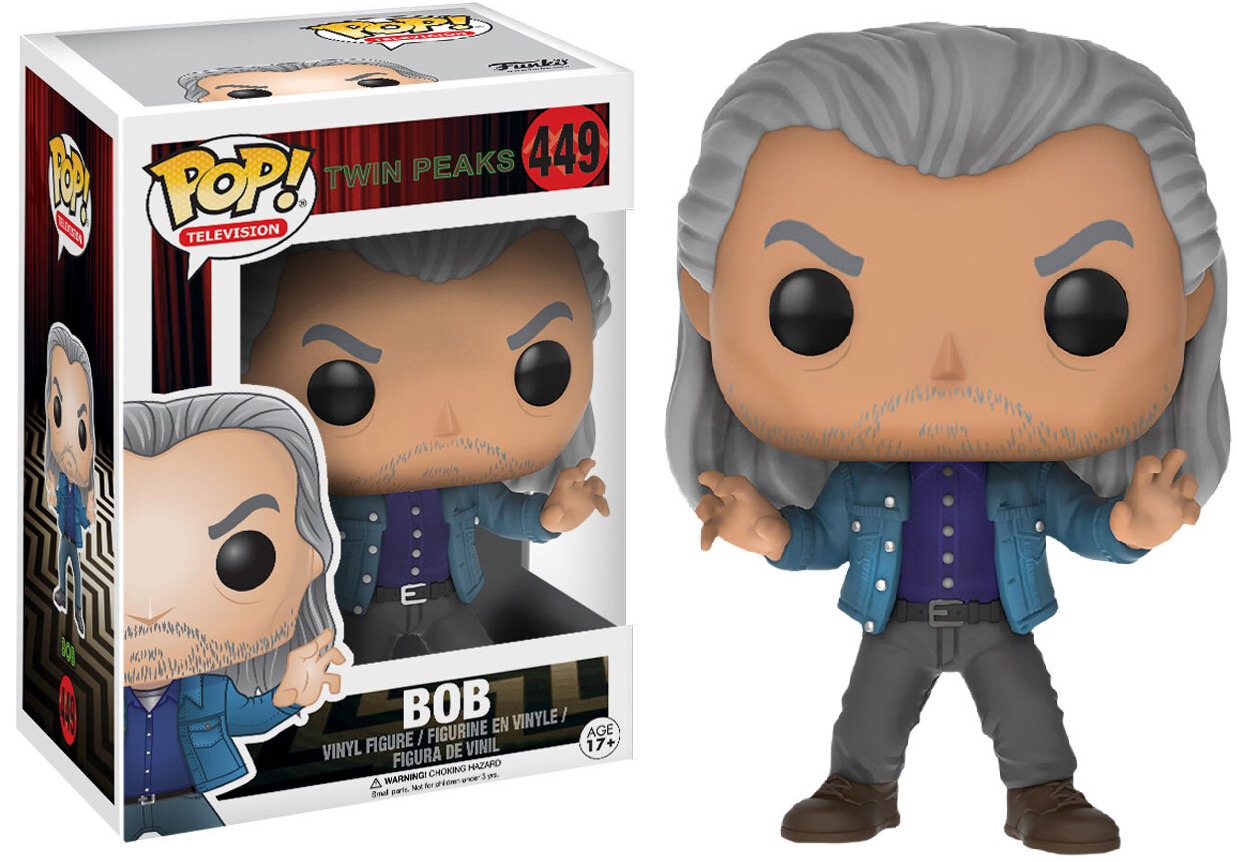 FUNKO POP! Vinyl Television RARE Twin Peaks #449 Bob [VAULTED]