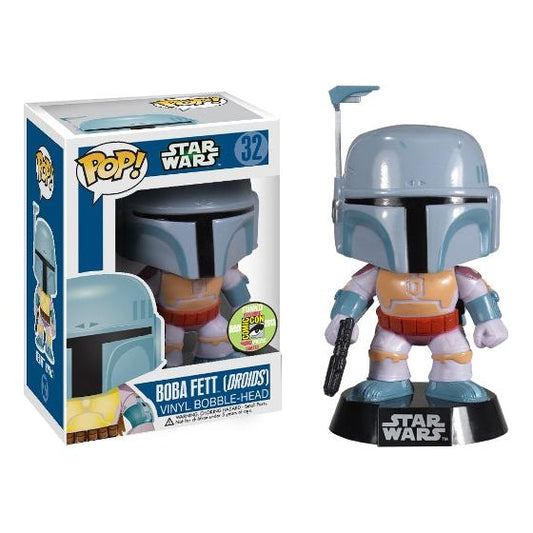 FUNKO POP! Vinyl Star Wars RARE #32 Boba Fett (Droids) [SDCC] [VAULTED]