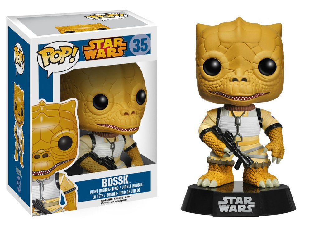 FUNKO POP! Vinyl Star Wars RARE #35 Bossk (1st Release) [VAULTED]