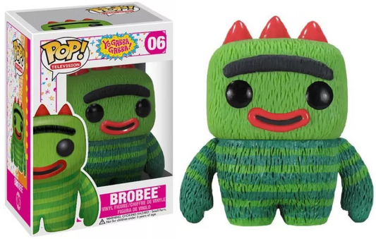 FUNKO POP! Vinyl Television RARE Yo Gabba Gabba! #06 Brobee [VAULTED]