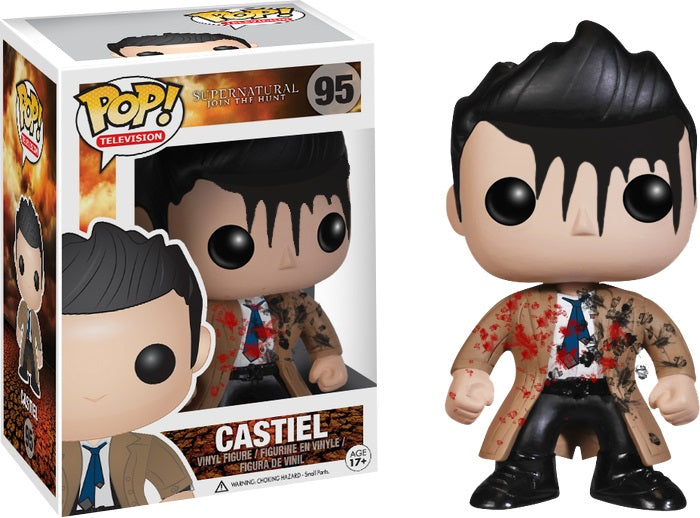 FUNKO POP! Vinyl Television RARE Supernatural Join The Hunt #95 Castiel (Leviathan) [Hot Topic (Stickerless)] [VAULTED]