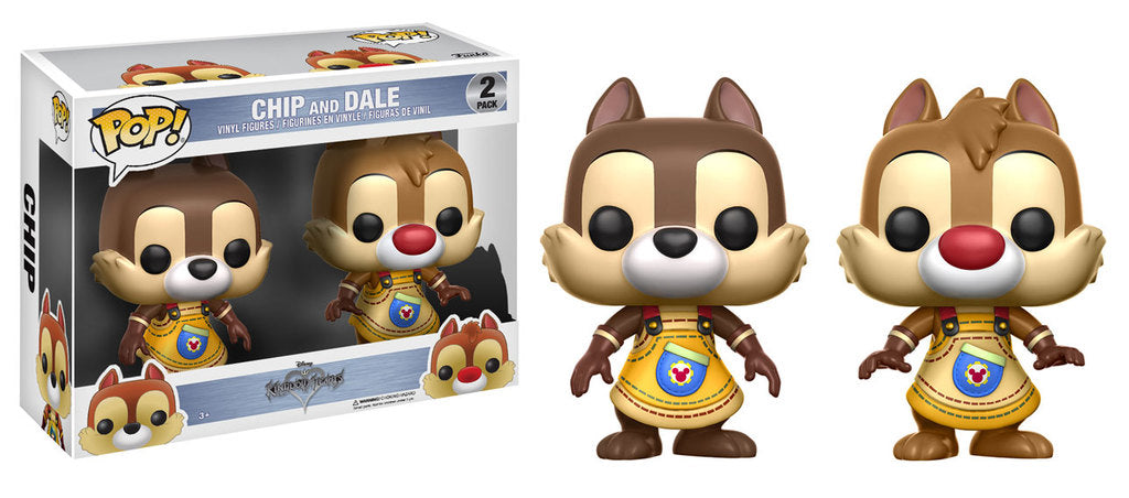 FUNKO POP! Vinyl Disney RARE Kingdom Hearts - Chip and Dale (2-Pack) (Kingdom Hearts) [VAULTED]