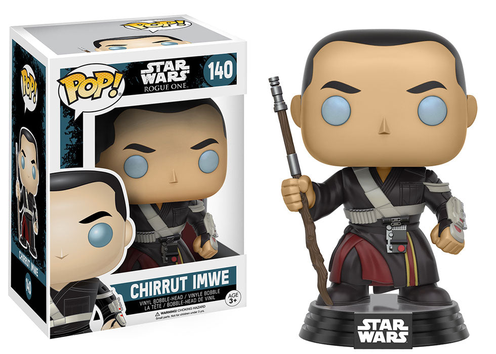 FUNKO POP! Vinyl Star Wars RARE Star Wars Rogue One #140 Chirrut Imwe [VAULTED]