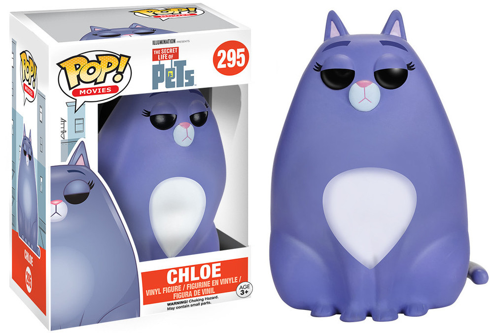 FUNKO POP! Vinyl Movies RARE The Secret Life of Pets #295 Chloe [VAULTED]