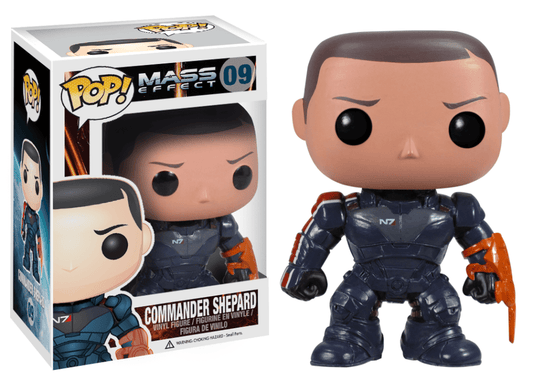 FUNKO POP! Vinyl Mass Effect RARE #09 Commander Shepard [VAULTED]