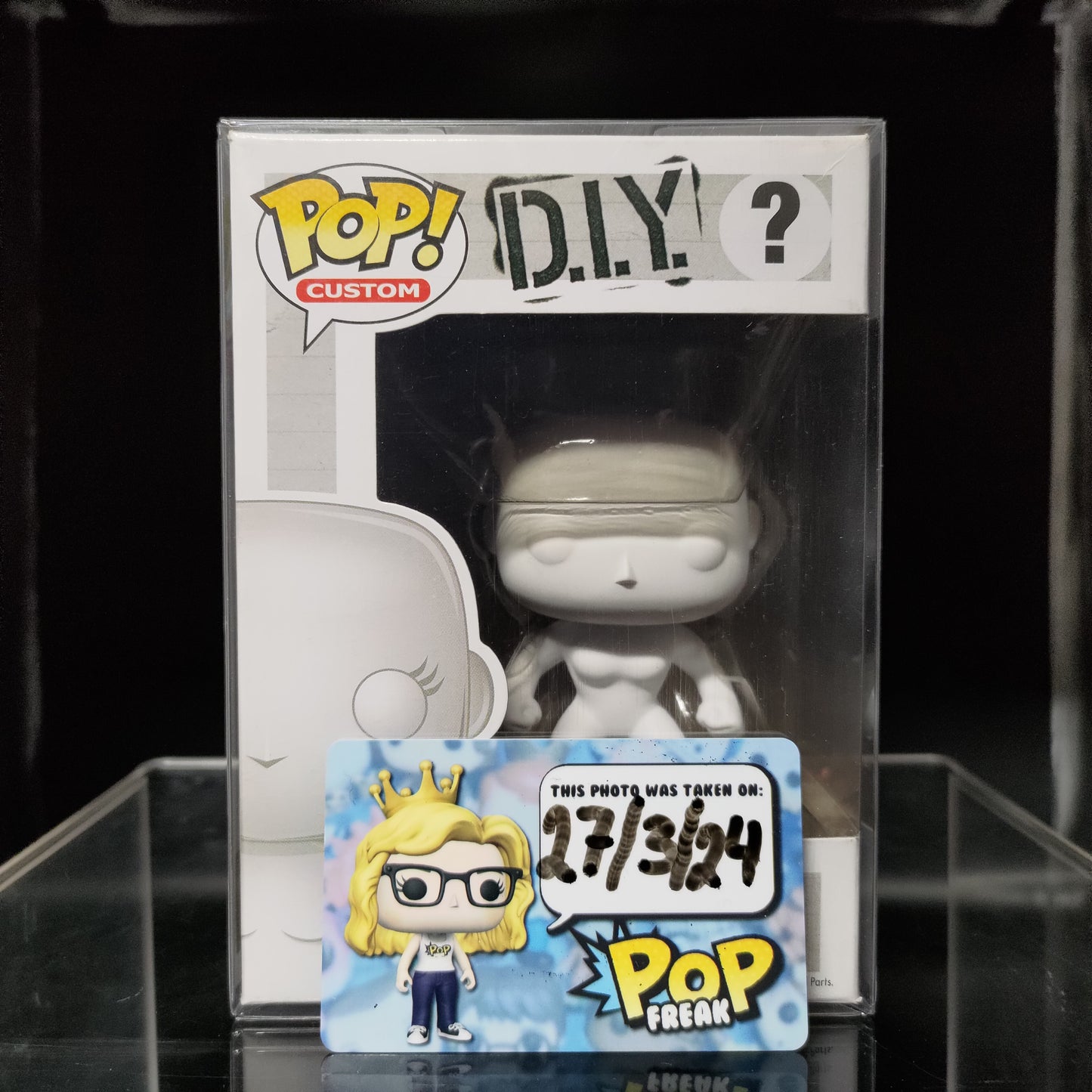 FUNKO POP! Vinyl Custom RARE DIY Female (White) [VAULTED]