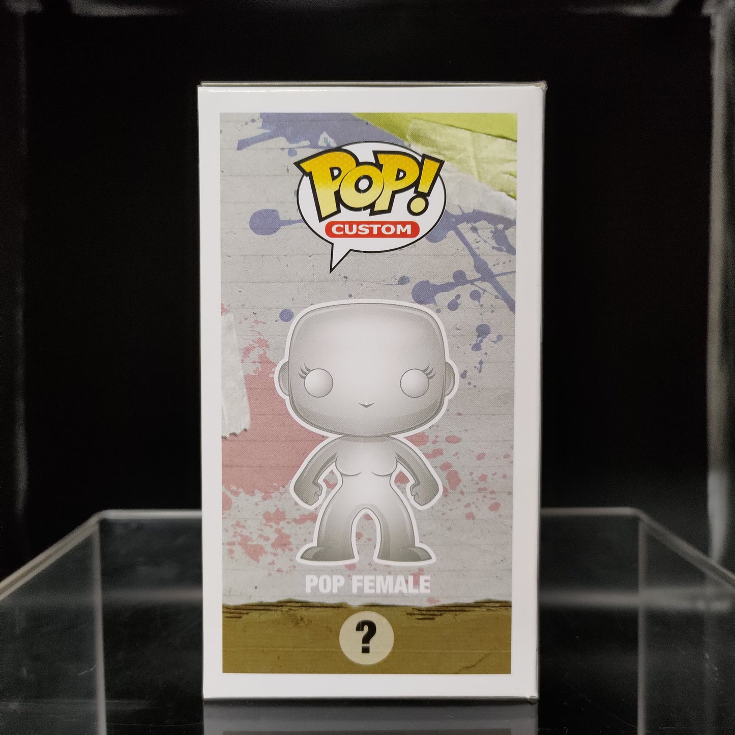 FUNKO POP! Vinyl Custom RARE DIY Female (White) [VAULTED]