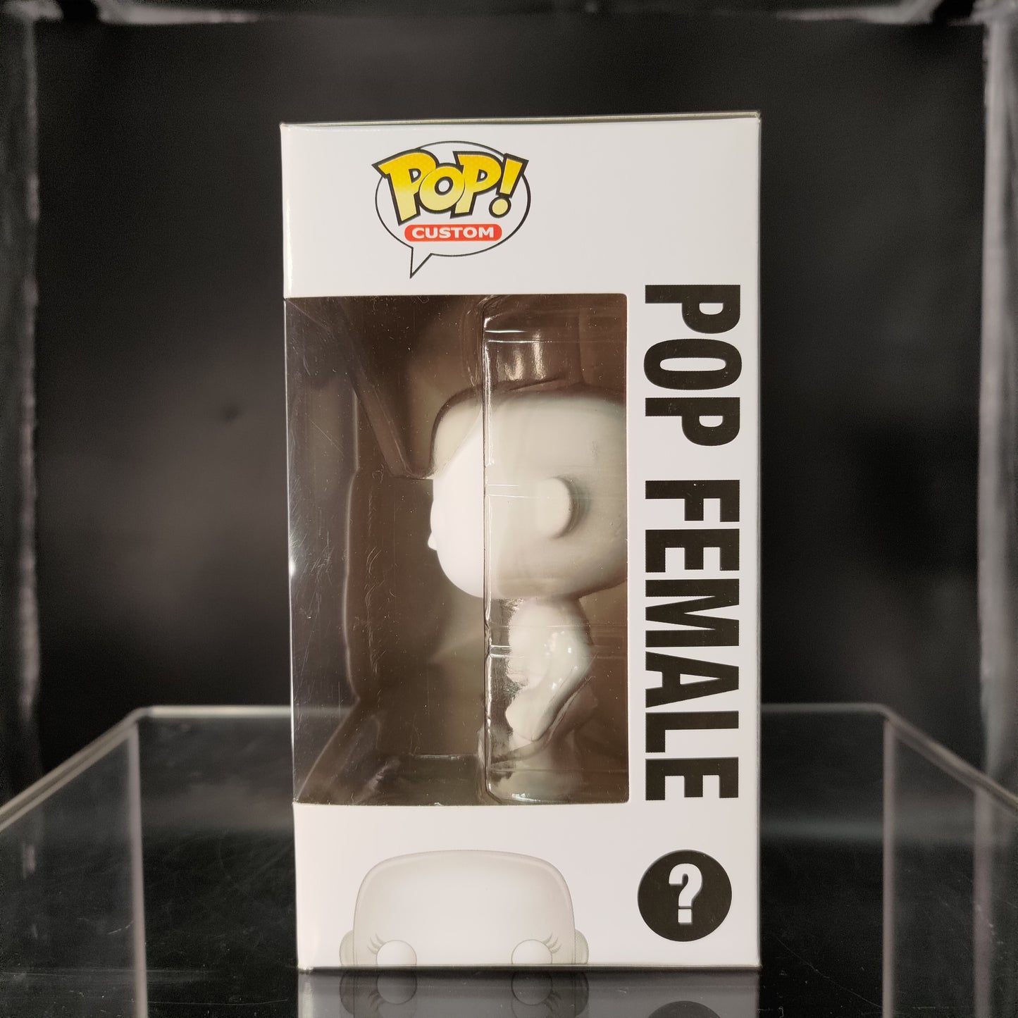 FUNKO POP! Vinyl Custom RARE DIY Female (White) [VAULTED]