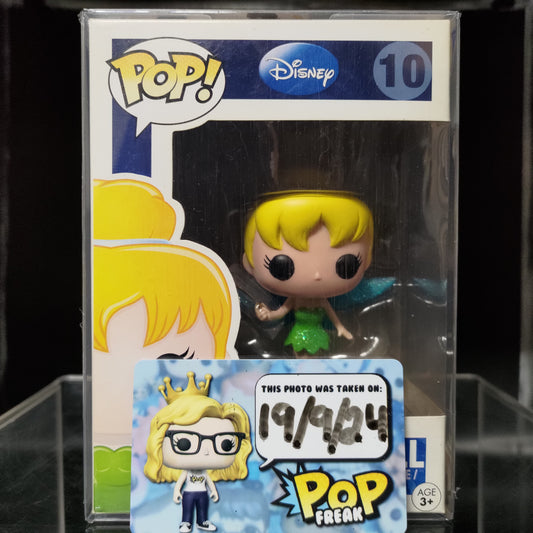 FUNKO POP! Vinyl Disney RARE #10 Tinker Bell (Glitter - 25th Anniversary) [Hot Topic (Stickerless)] [VAULTED]