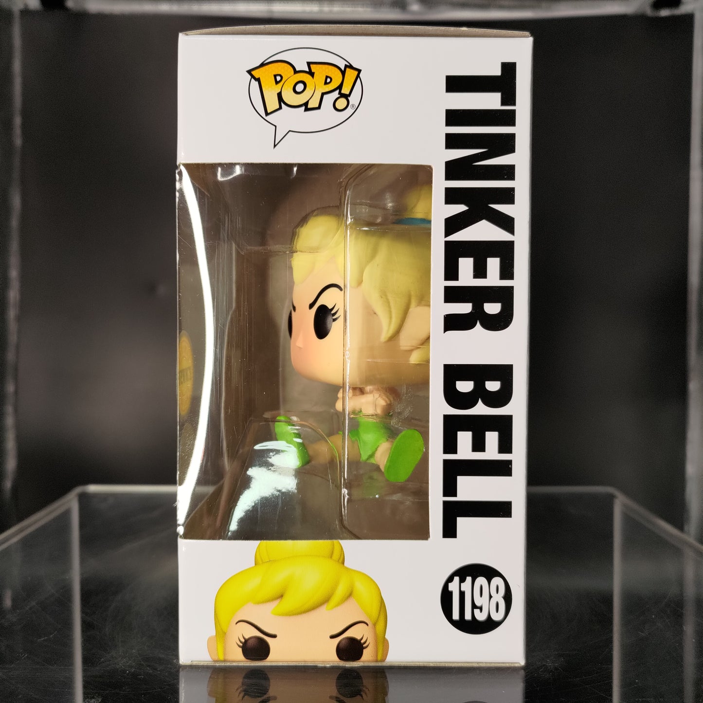 FUNKO POP! Vinyl Disney RARE #1198 Tinker Bell (Red Face) [Funko Special Edition | Chase] [VAULTED]