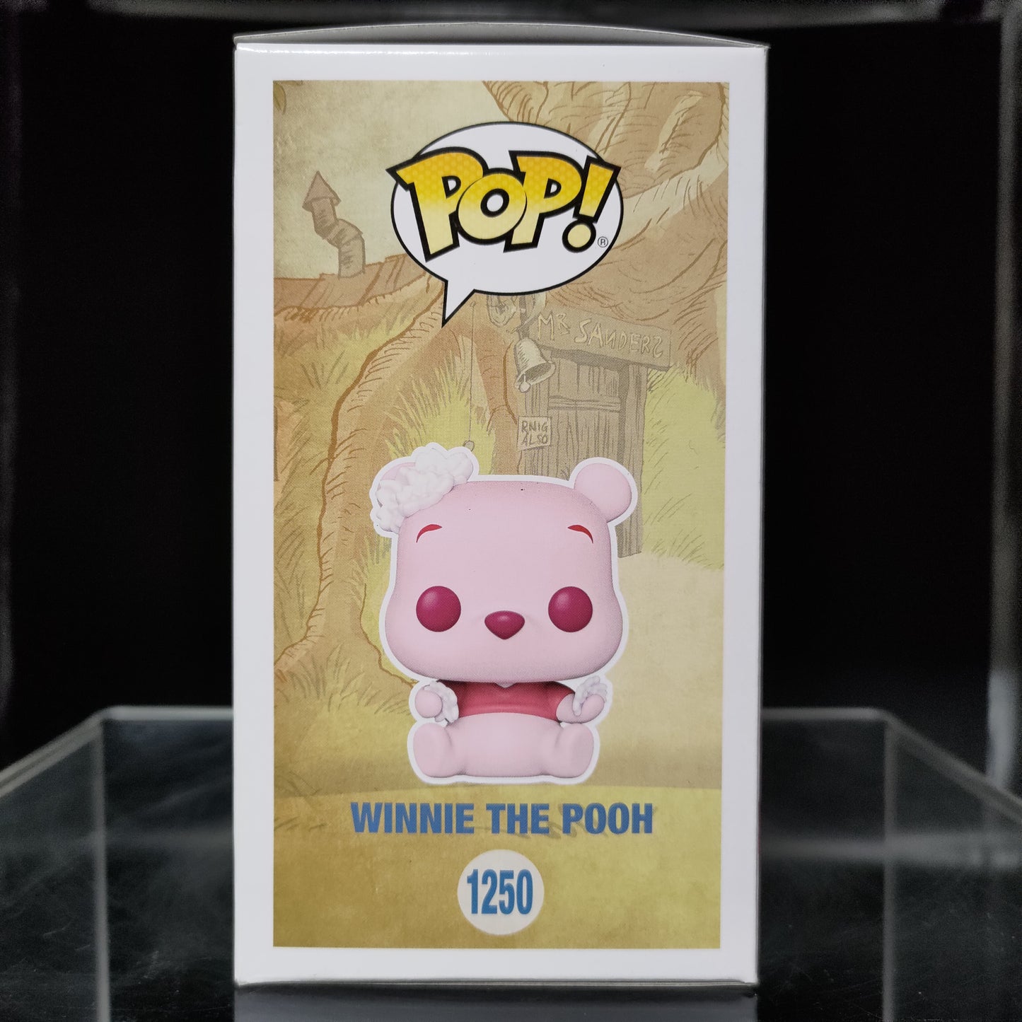 FUNKO POP! Vinyl Disney RARE Winnie The Pooh #1250 Winnie The Pooh (Flocked) (Cherry Blossom) [Funko Special Edition] [VAULTED]