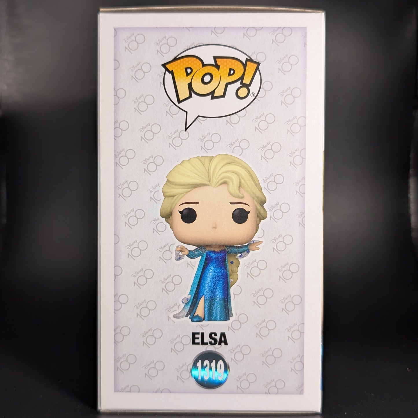 FUNKO POP! Vinyl Disney RARE #1319 Elsa (Glitter) [Funko Special Edition - Blue | Funko Diamond Collection] [VAULTED]