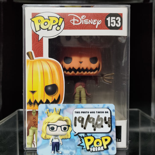 FUNKO POP! Vinyl Disney RARE #153 Pumpkin King (GITD) [Hot Topic (Stickerless)] [VAULTED]