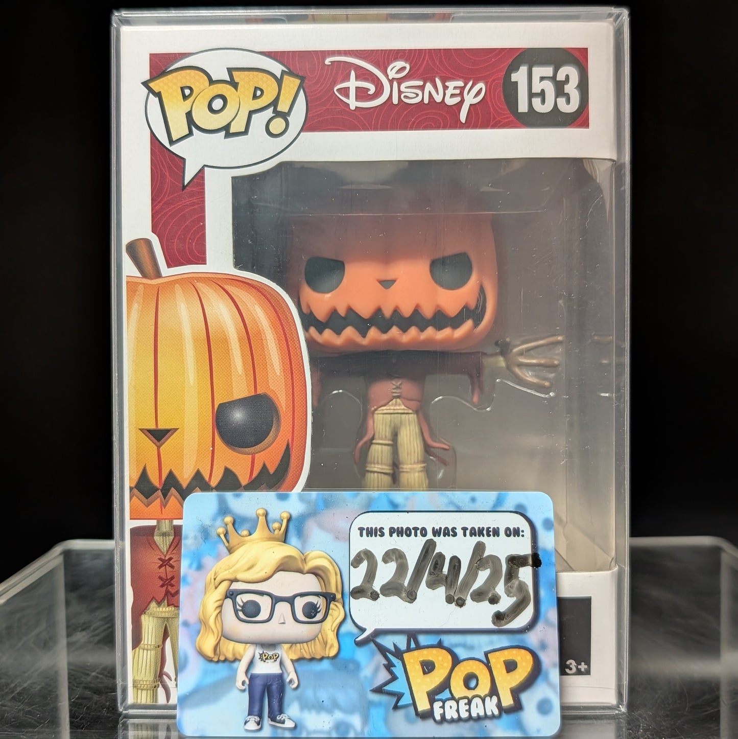 FUNKO POP! Vinyl Disney RARE #153 Pumpkin King (GITD) [Hot Topic (Stickerless)] [VAULTED]