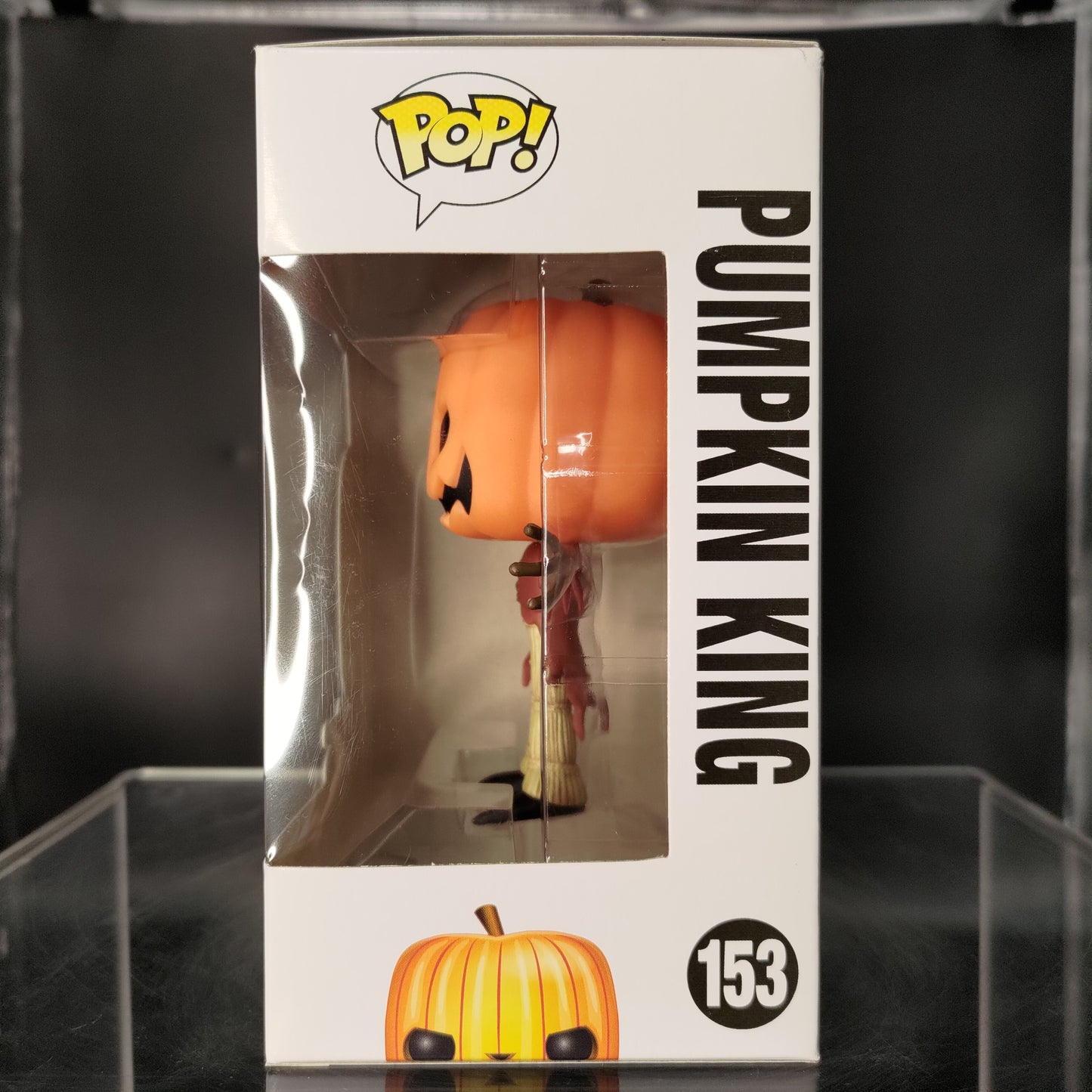 FUNKO POP! Vinyl Disney RARE #153 Pumpkin King (GITD) [Hot Topic (Stickerless)] [VAULTED]