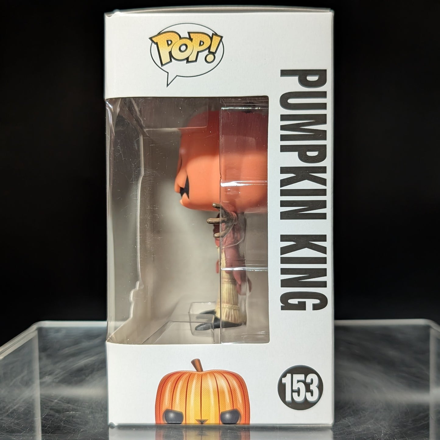 FUNKO POP! Vinyl Disney RARE #153 Pumpkin King (GITD) [Hot Topic (Stickerless)] [VAULTED]