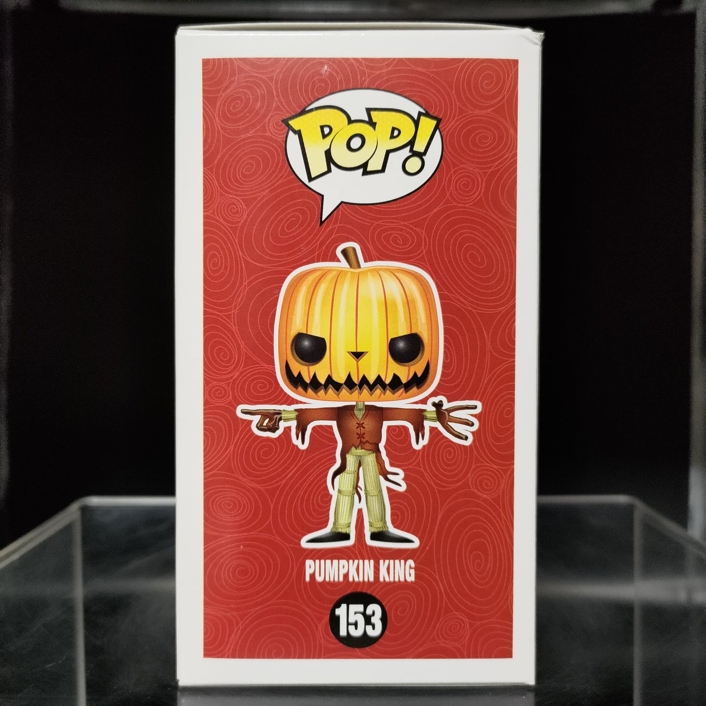 FUNKO POP! Vinyl Disney RARE #153 Pumpkin King (GITD) [Hot Topic (Stickerless)] [VAULTED]