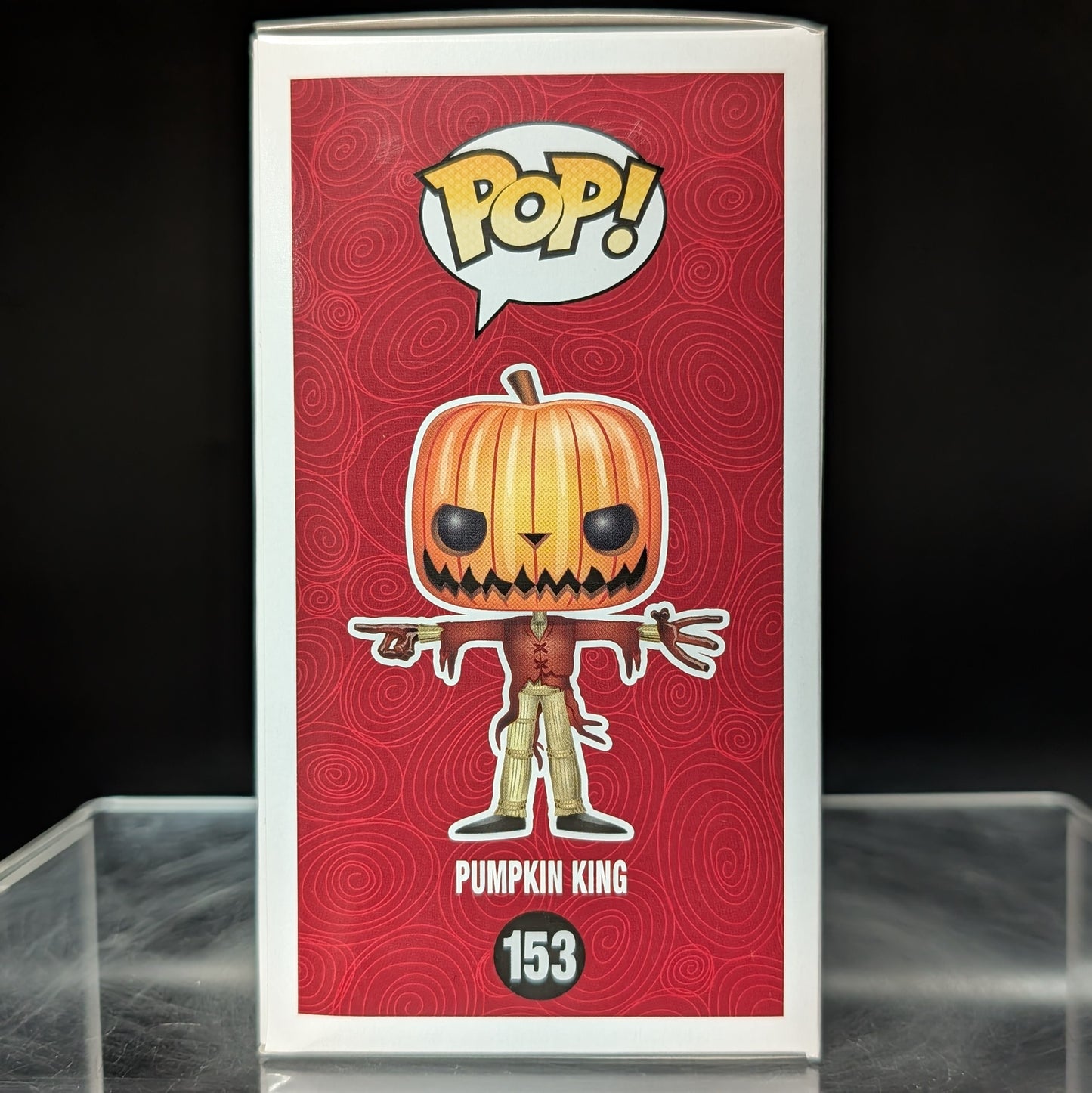 FUNKO POP! Vinyl Disney RARE #153 Pumpkin King (GITD) [Hot Topic (Stickerless)] [VAULTED]