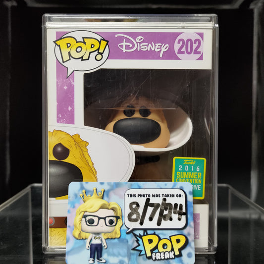 FUNKO POP! Vinyl Disney RARE #202 Dug (Cone of Shame) [Summer Convention] [VAULTED]