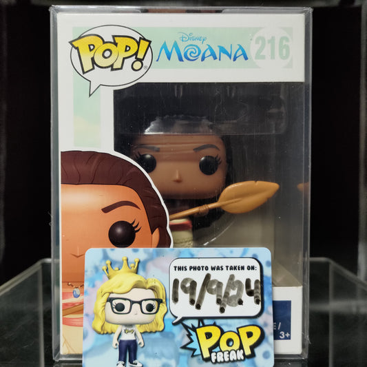 FUNKO POP! Vinyl Disney RARE Moana #216 Moana (Oar) [Target (Stickerless)] [VAULTED]