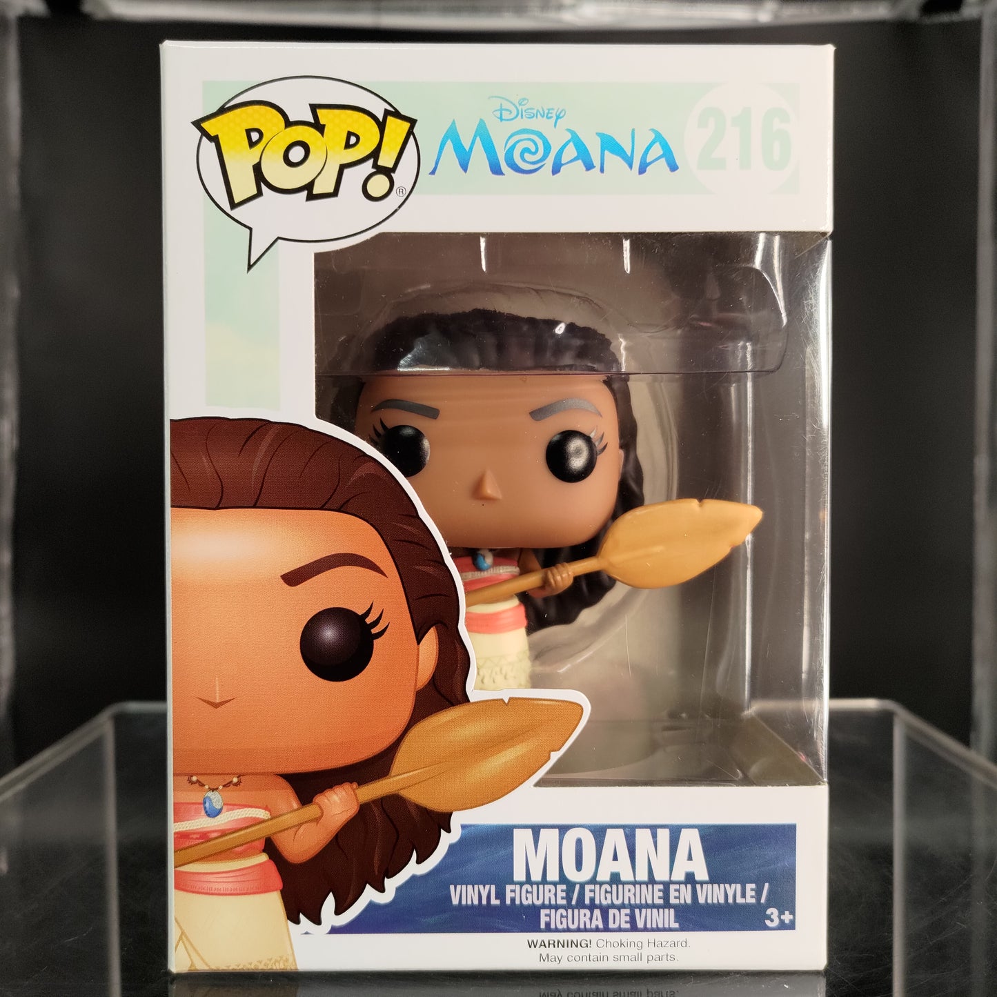 FUNKO POP! Vinyl Disney RARE Moana #216 Moana (Oar) [Target (Stickerless)] [VAULTED]