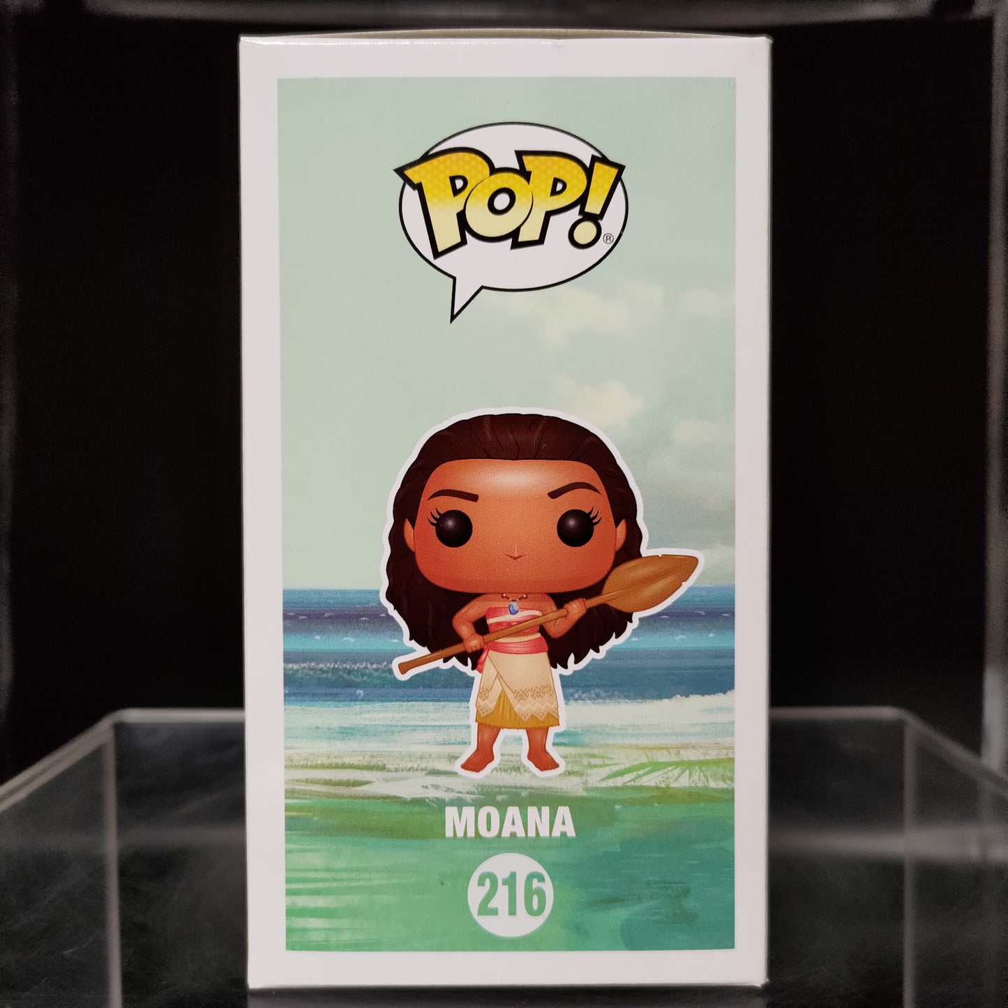 FUNKO POP! Vinyl Disney RARE Moana #216 Moana (Oar) [Target (Stickerless)] [VAULTED]