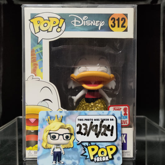 FUNKO POP! Vinyl Disney RARE #312 Scrooge McDuck (Swimming in Gold) [Fall Convention] [VAULTED]