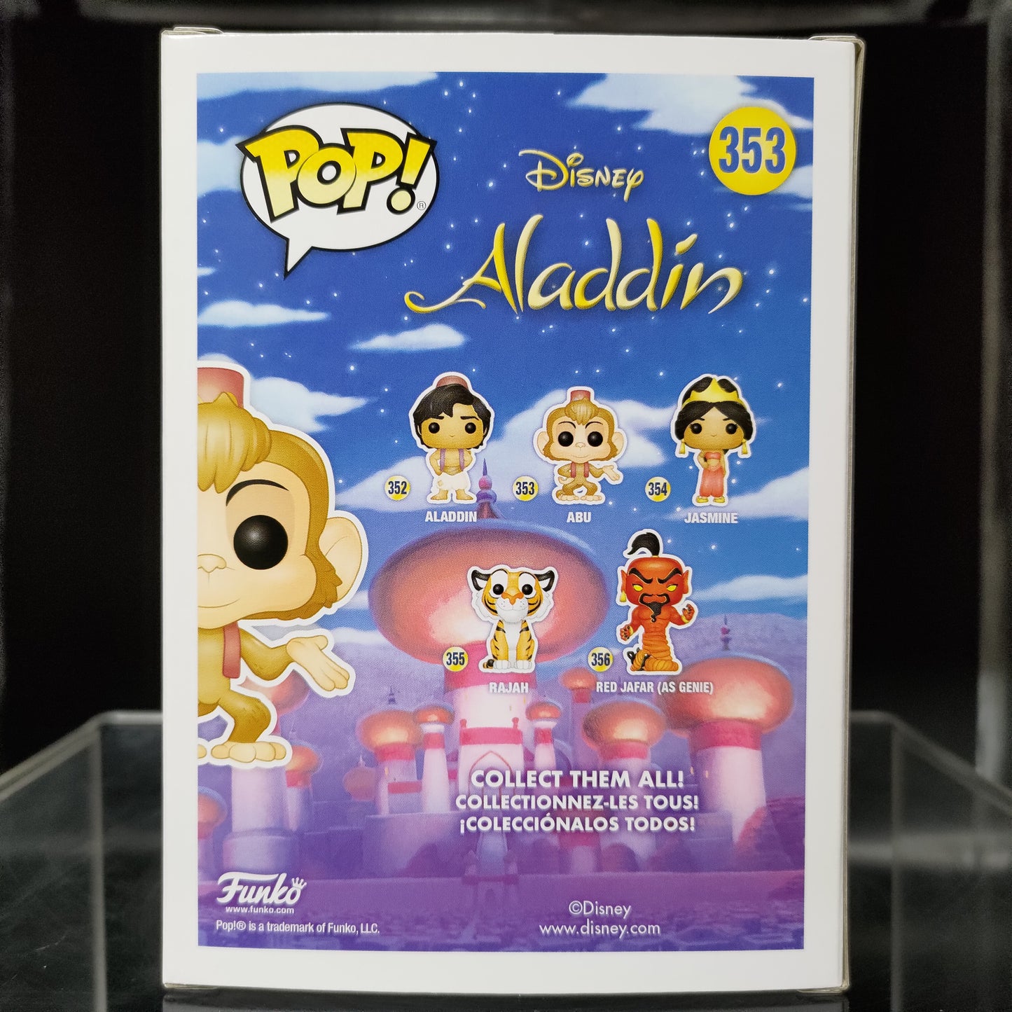 FUNKO POP! Vinyl RARE Disney #353 Abu [VAULTED]