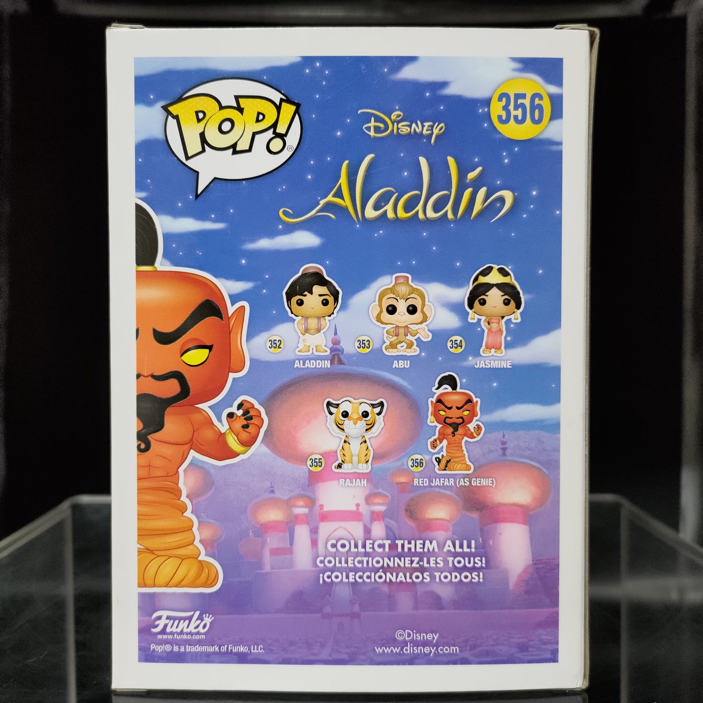 FUNKO POP! Vinyl Disney RARE #356 Red Jafar (as Genie) [VAULTED]