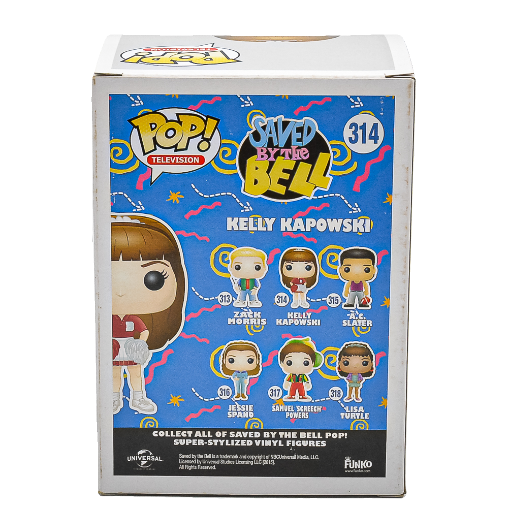 FUNKO POP! Vinyl Television RARE Saved By The Bell #314 Kelly Kapowski [VAULTED]