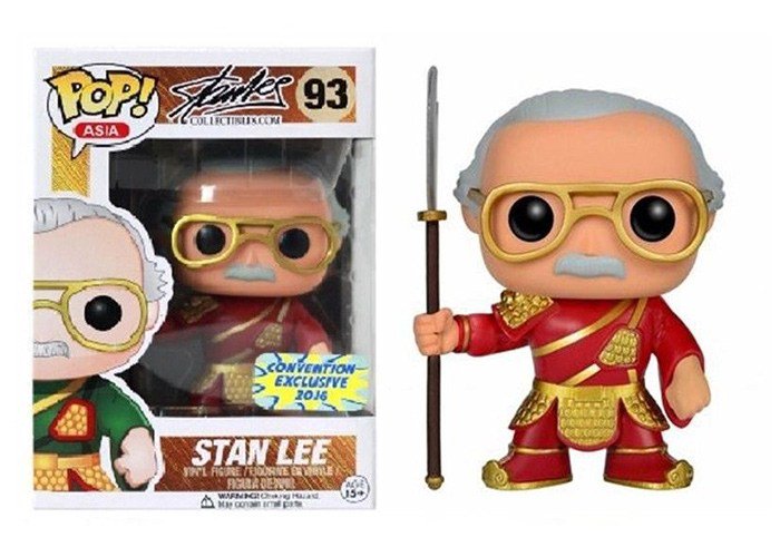 FUNKO POP! Vinyl Asia RARE #93 Stan Lee (Guan Yu - Red) [ACG HK] [VAULTED]