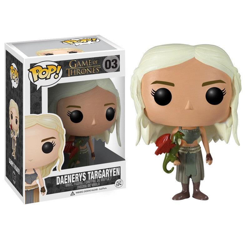 FUNKO POP! Vinyl Game of Thrones RARE #03 Daenerys Targaryen (with Rhaegal) [VAULTED]