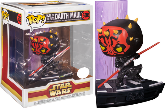 FUNKO POP! Bobble-Head Star Wars RARE #506 Duel of Fates: Darth Maul [Funko Special Edition] [VAULTED]