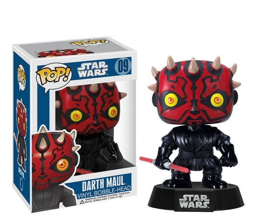 FUNKO POP! Vinyl Bobble-Head Star Wars RARE #09 Darth Maul (2nd Release) [VAULTED]