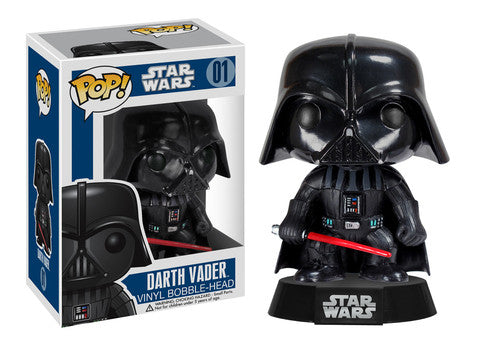 FUNKO POP! Vinyl Star Wars RARE #01 Darth Vader (Blue Box - 3rd Release) [VAULTED]