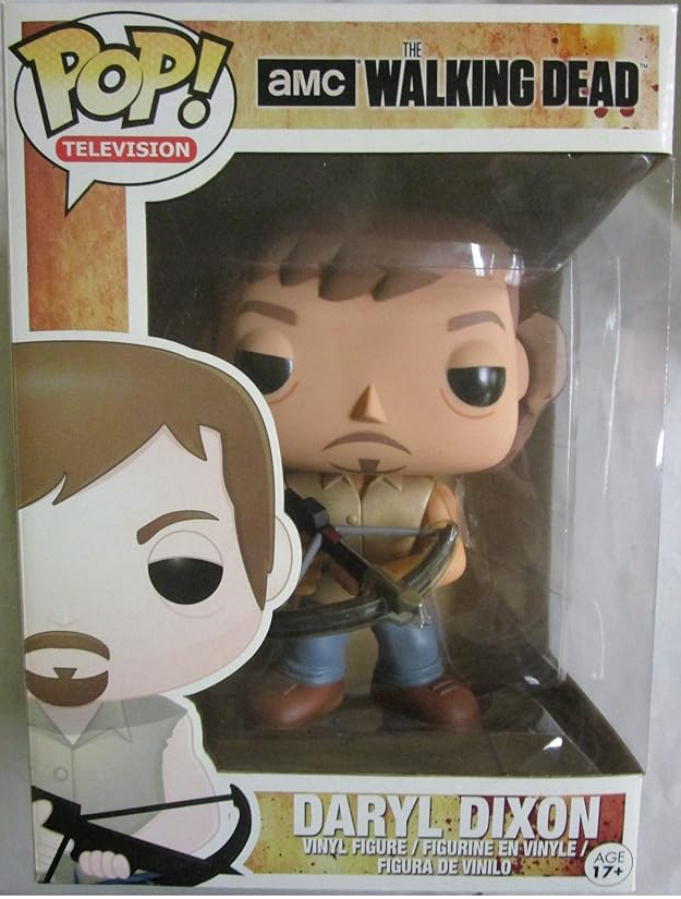 FUNKO POP! Vinyl Television RARE The Walking Dead #14 Daryl Dixon (9in Giant) [VAULTED]