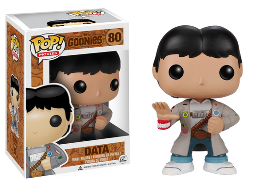 FUNKO POP! Vinyl Movies RARE The Goonies #80 Data (The Goonies) [VAULTED]