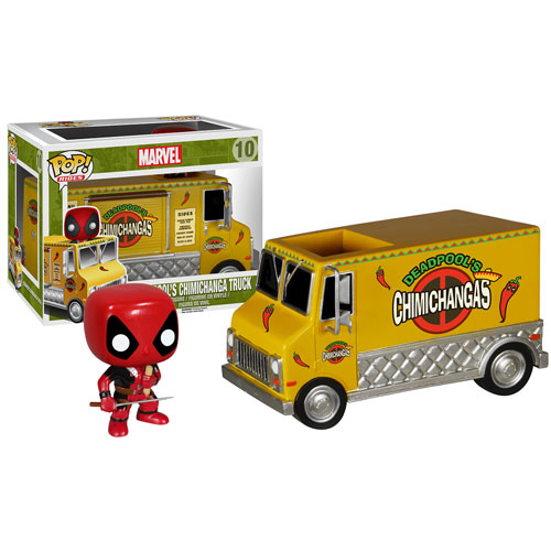 FUNKO POP! Vinyl Rides RARE #10 Deadpool's Chimichanga Truck [VAULTED]