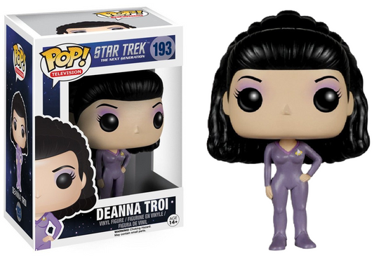 FUNKO POP! Vinyl Television RARE Star Trek The Next Generation #193 Deanna Troi [VAULTED]