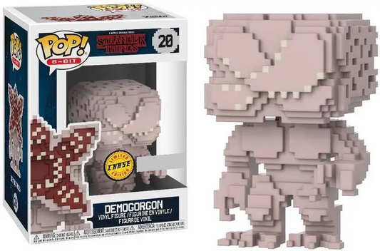 FUNKO POP! Vinyl 8-Bit RARE Stranger Things #20 Demogorgon (8-Bit) (Closed Mouth) [Funko Special Edition | Chase] [VAULTED]