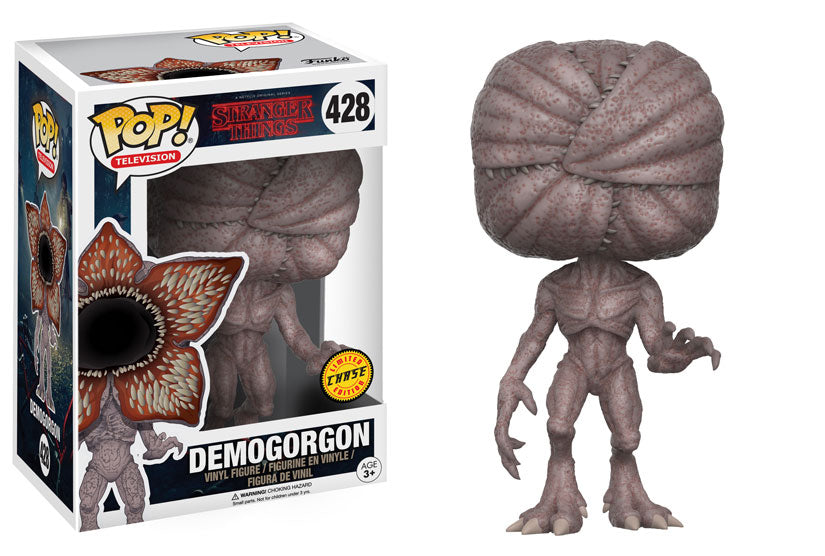 FUNKO POP! Vinyl Television RARE Stranger Things #428 Demogorgon (Closed Face) [Chase] [VAULTED]