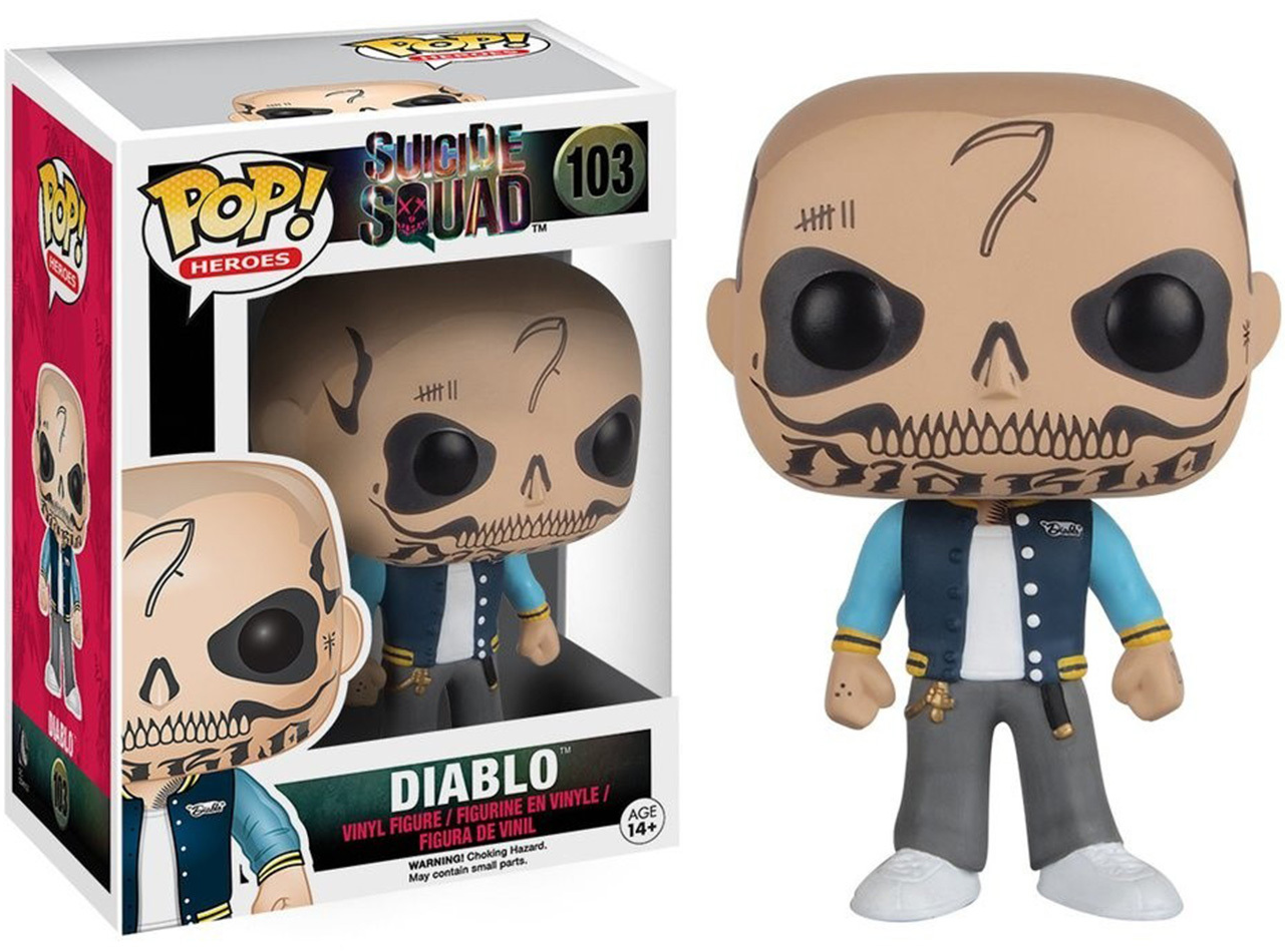 FUNKO POP! Vinyl Heroes RARE Suicide Squad #103 Diablo (Suicide Squad) [VAULTED]