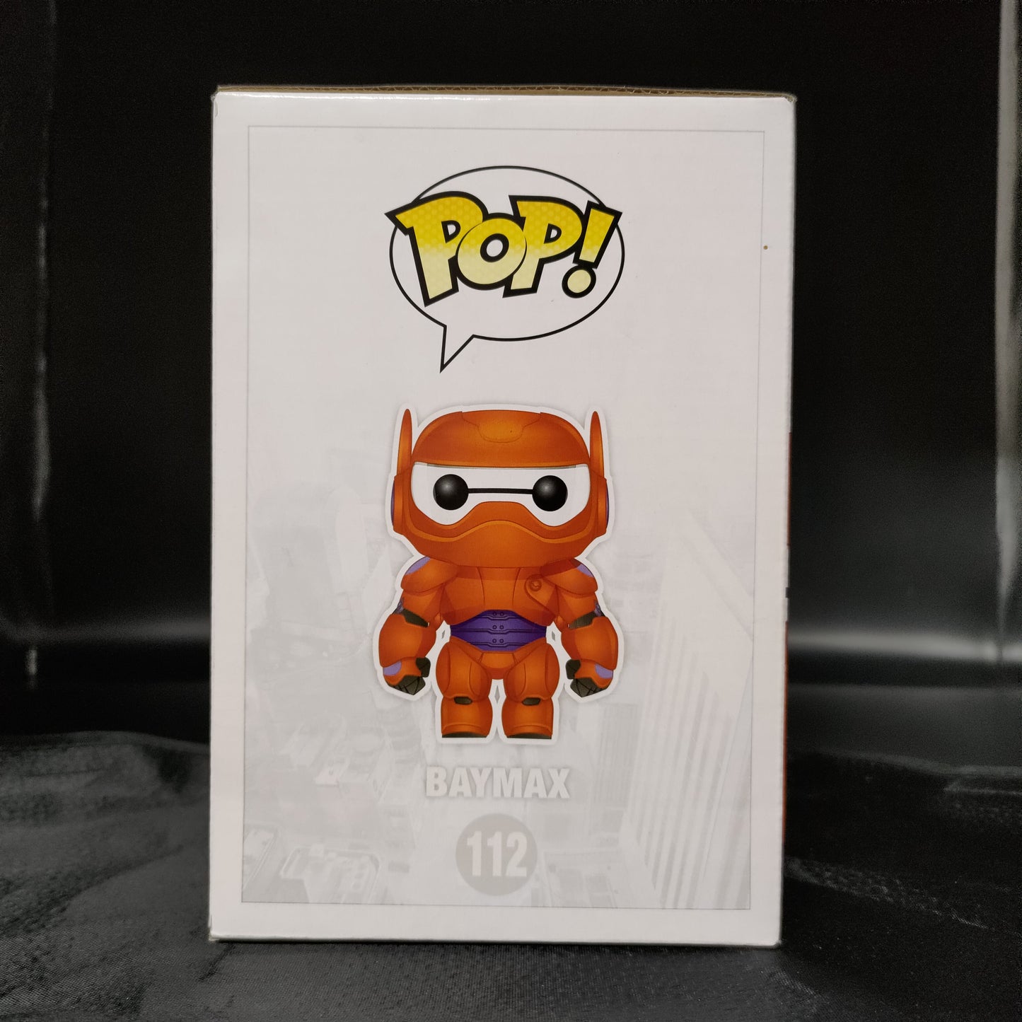 FUNKO POP! Vinyl RARE Disney Big Hero 6 #112 Baymax (6in Super) (Armored) (Metallic) [FUN.Com (Stickerless)] [VAULTED]