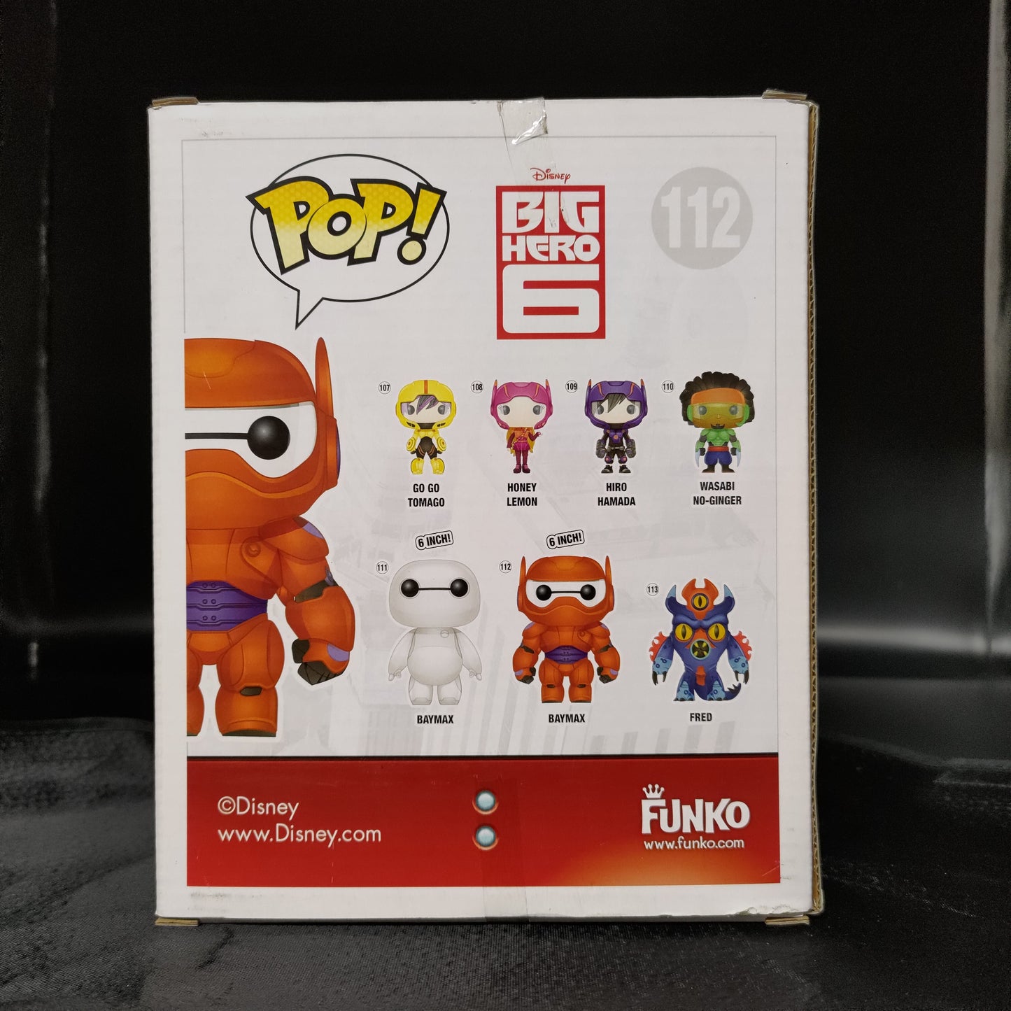 FUNKO POP! Vinyl RARE Disney Big Hero 6 #112 Baymax (6in Super) (Armored) (Metallic) [FUN.Com (Stickerless)] [VAULTED]