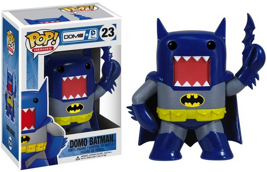 FUNKO POP! Vinyl Heroes RARE Domo + DC Comics #23 Domo Batman [VAULTED]