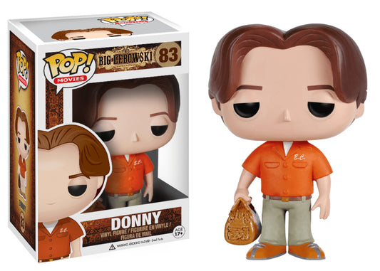 FUNKO POP! Vinyl Movies RARE The Big Lebowski #83 Donny [VAULTED]