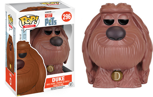 FUNKO POP! Vinyl Movies RARE The Secret Life Of Pets #296 Duke [VAULTED]